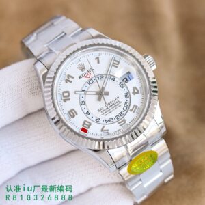 Rolex Sky-Dweller 42mm Acciaio inossidabile 5A Replica Orologio