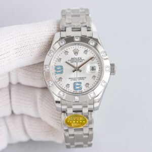 Rolex Pearlmaster 34mm Acciaio inossidabile 904L 5A Replica Orologio