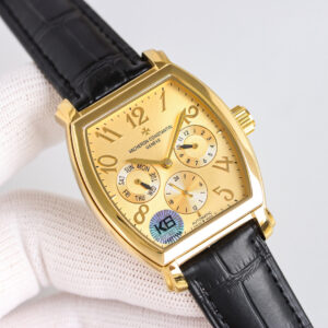 Vacheron Constantin Malte Vetro zaffiro Pelle di vitello 5A Replica Orologio