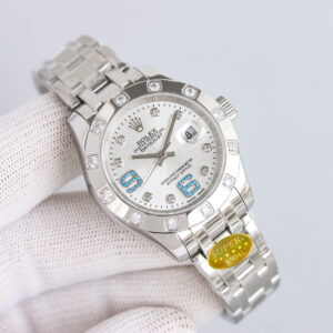Rolex Pearlmaster 34mm Acciaio inossidabile 904L 5A Replica Orologio